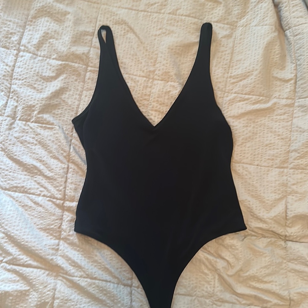 Leith deep V bodysuit